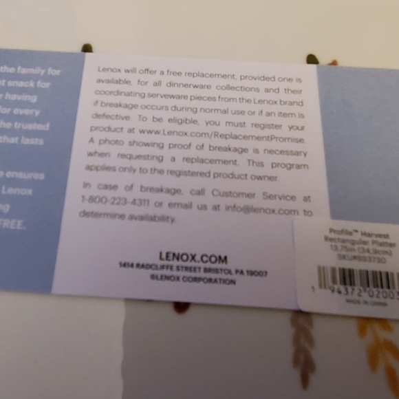 A Lenox Holiday Platter - Picture 5 of 8